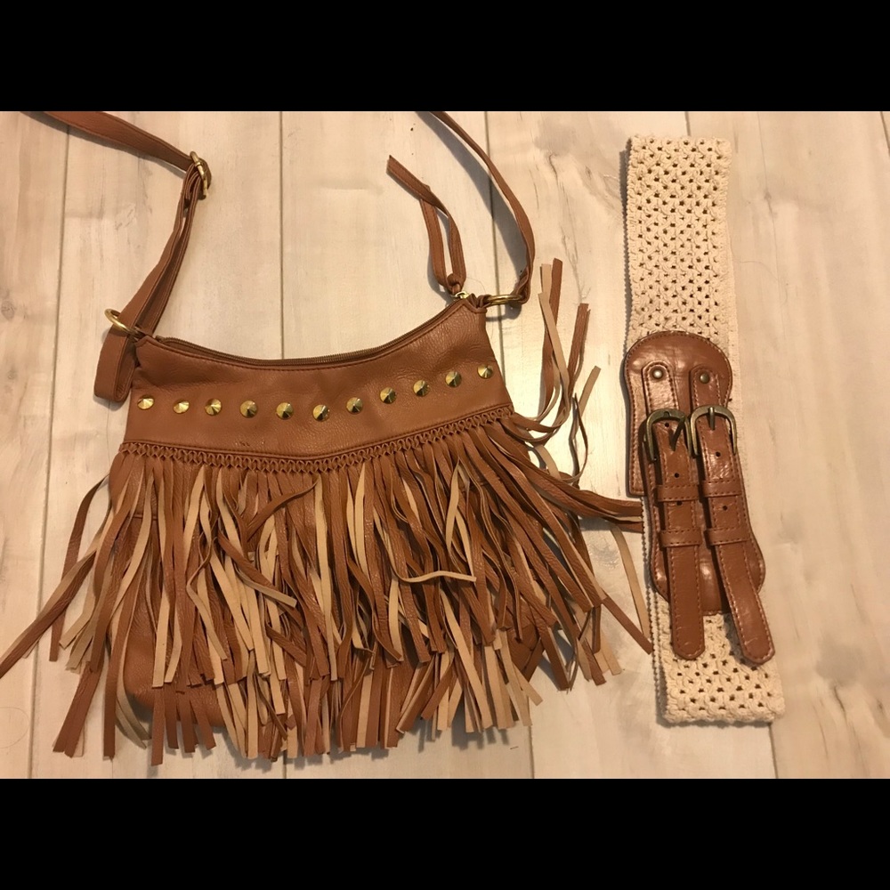 Matching purse and belt